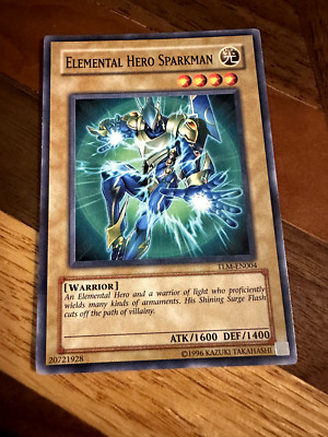 Elemental Hero Sparkman TLM-EN004 Unlimited Edition Common LP + BONUS-image