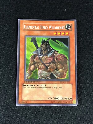 YUGIOH ELEMENTAL HERO WILDHEART EHC2-EN003 SECRET HP/CREASES-image