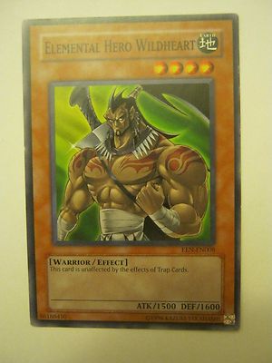 (x1) Elemental Hero Wildheart EEN-EN008 Earth Card Yu-Gi-Oh (JB-63)-image