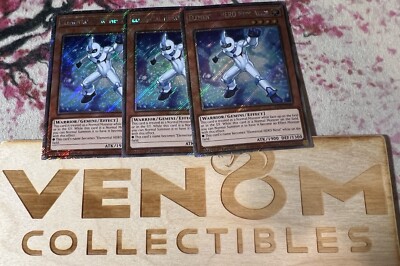 3x (M/NM) Elemental HERO Neos Alius RA03-EN184 Platinum Rare 1st Edition YuGiOh-image