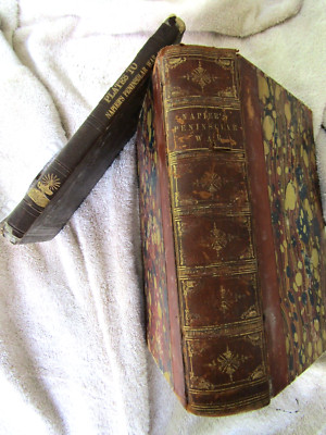 NAPIER'S PENINSULAR WAR (and in France), Plus book of MAP plates of War, 1855-image