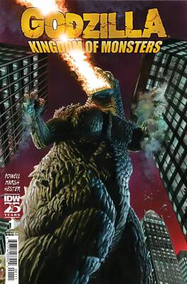 Godzilla 70th Anniversary Foil Classics: Godzilla Kingdom Of Monsters #1 Cover A-image
