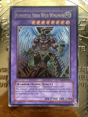Elemental Hero Wild Wingman Ultimate Rare Eoj-en035 (1)-image