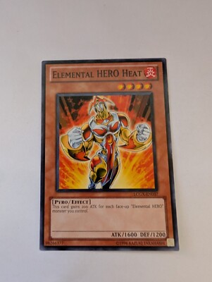 Yugioh - Elemental HERO Heat LCGX-EN037 - NM Unlimited-image
