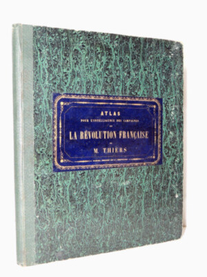 M.A Thiers. Atlas des campagnes de la Révolution Française. 32 planches-image