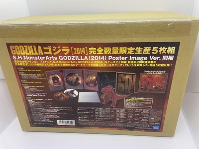 New S.H.MonsterArts Godzilla 2014 Limited Edition 5-disc set-image