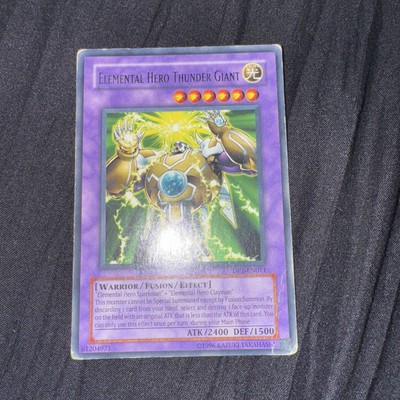 Yugioh Elemental Hero Thunder Giant DPI-ENO11 Ultimate Rare 1st Edition NM-image