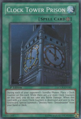 Clock Tower Prison - LCGX-EN141 - Common - 1st Edition - Lightly Played-image