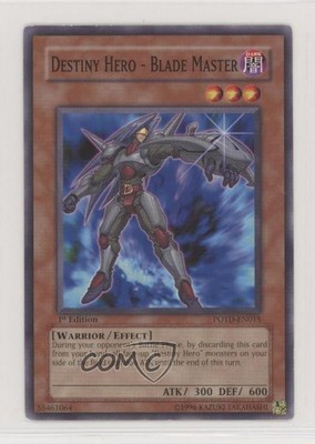 2006 Yu-Gi-Oh! Power of the Duelist 1st Edition Destiny Hero - Blade Master 2h8-image