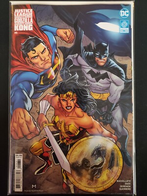 Justice League vs Godzilla vs Kong #6 Manapul Cover DC 2024 VF/NM Comics-image