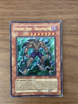 Yu-Gi-Oh! TCG Destiny Hero - Dreadmaster Enemy of Justice EOJ-EN004 Unlimited...-image