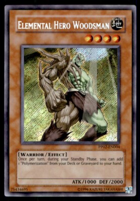 Yu-Gi-Oh! Elemental Hero Woodsman #PP02-EN004 Light Play-image
