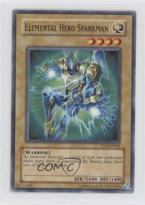 Elemental HERO Sparkman YuGiOh The Lost Millenium #TLM-EN004 2005 0xr2-image