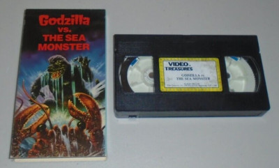 Godzilla vs. The Sea Monster [VHS Video Treasures 1987] Toho 1967-image