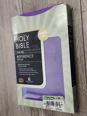 Holy Bible: King James Version Reference Edition Lavender Purple Thomas Nelson-image
