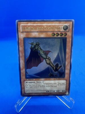 Elemental Hero Captain Gold - FOTB-EN014 - Ultimate Rare - 1st Edition MP YuGiOh-image