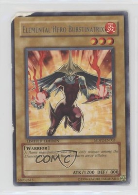 Elemental HERO Burstinatrix Limited Edition #MDP2-EN003 2006 0lf9-image
