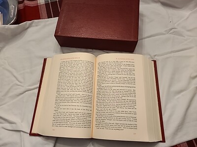 The Lord Of The Rings Red Leather 1994 Collector Edition - JRR Tolkien WITH MAP-image
