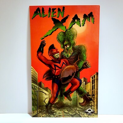 MAX TOY COMPANY CAPTAIN MAXX ALIEN XAM MARK NAGATA PROMO ART CARD ULTRAMAN 12X7