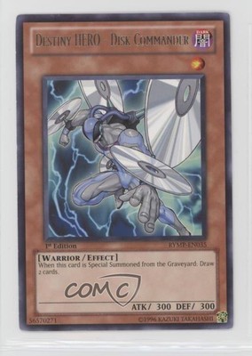 2012 Yu-Gi-Oh! Ra Yellow Mega-Pack 1st Edition Destiny HERO - Disk Commander 0b3-image