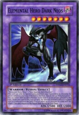 YUGIOH Elemental Hero Dark Neos DP03-EN014 1st edition Super Rare Near-Mint NM-image
