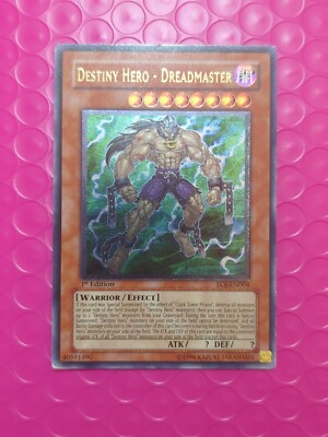 Yu-Gi-Oh! DESTINY HERO DREADMASTER EOJ-EN004 1ST Ultimate Rare NM/VLP-image