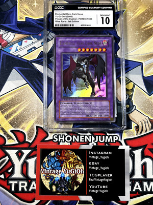 Yugioh CGC 10 Elemental Hero Dark Neos POTD-EN033 1st Edition Ultra Rare PSA-image