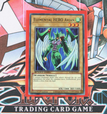 YuGiOh Elemental HERO Avian SGX2-ENA01 1st Edition Common-image