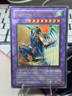 Elemental Hero Tempest EEN-EN034 | Ultra Rare 1st Ed | LP-image