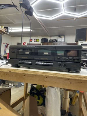 Fisher Studio Standard CRW9225 Stereo Double Cassette Deck Player Recorder Read-image