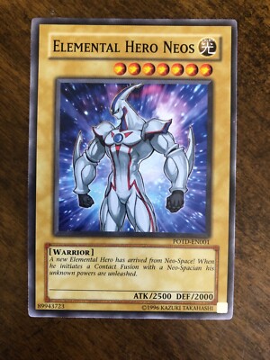 Yu-Gi-Oh! TCG Elemental Hero Neos Power of the Duelist POTD-EN001 Unlimited-image