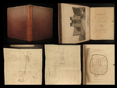 1799 1ed Travels in AFRICA Egypt Syria HUGE MAPS Voyages SUDAN African Slavery-image