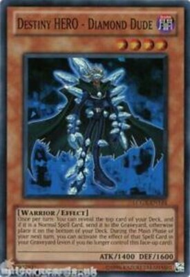 Destiny HERO - Diamond Dude - LCGX-EN124 - Super Rare - Unlimited Edition Near M-image