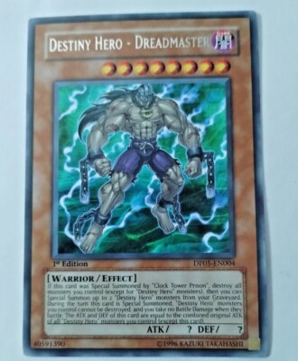 YuGiOh Destiny Hero -Dreadmaster Duelist Pack 5: Aster Phoenix DP05-EN004 - NOS-image