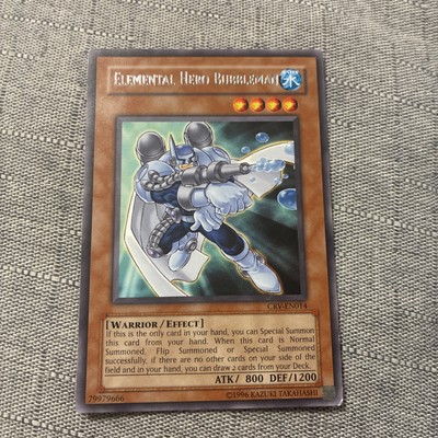 YuGiOh Elemental Hero Bubbleman  CRV-EN014 (Rare)  MINT/NEAR MINT-image