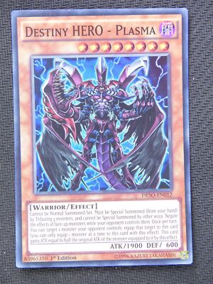 Destiny Hero Plasma DESO - Super Rare - Yugioh Card #5NT-image
