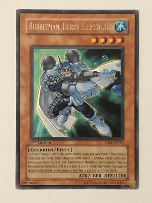 Yu-Gi-Oh Card - JCC - Bubbleman, Elemental Hero - CRV-FR014 - 1st-image