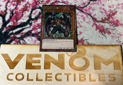 1x (M/NM) Destiny HERO - Malicious RA03-EN001 Platinum Secret 1st Ed. YuGiOh-image