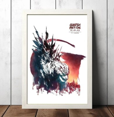 Godzilla Minus One Movie Film Poster-image