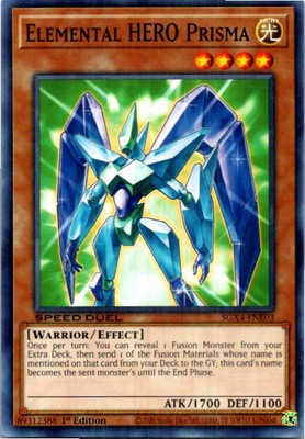 Elemental HERO Prisma #SGX4-ENE03 Yugioh Near Mint or Better 1st-image