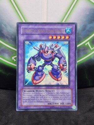 Yugioh Elemental HERO Steam Healer DP1-EN013 Ultra Rare Unlimited LP-image