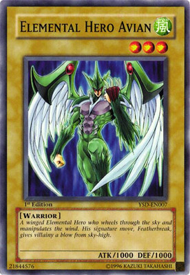 Starter Deck 2006 #YSD-EN007 Elemental Hero Avian-image