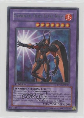 2007 Yu-Gi-Oh! Jaden Yuki 2 1st Edition Elemental HERO Flare Neos d7k-image