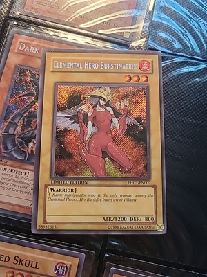 YUGIOH Elemental Hero Burstinatrix EHC1-EN002 Secret Rare Limited Edition -image