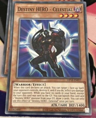 Destiny HERO - Celestial OP18-EN017 Yugioh TCG Card-image
