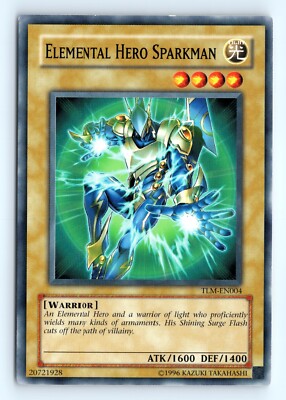 Yu-Gi-Uh Elemental Hero Sparkman #TLM-EN004 The Lost Millennium tcg LP-image