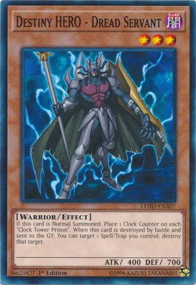 Destiny HERO - Dread Servant - LEHD-ENA07 - Common - 1st Edition Near Mint Legen-image