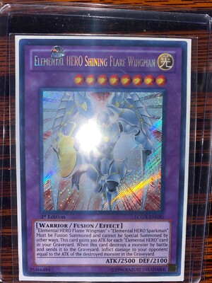 Yu-Gi-Oh! TCG Elemental HERO Shining Flare Wingman Legendary Collection 2:...-image