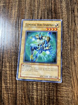 YuGiOh! Elemental Hero Sparkman - YSD-EN010 - Common - 1st Edition - HP/Damaged-image