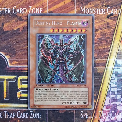 1x Destiny Hero - Plasma - Secret Rare - CT04-EN003 - Limited Edition - MP-image